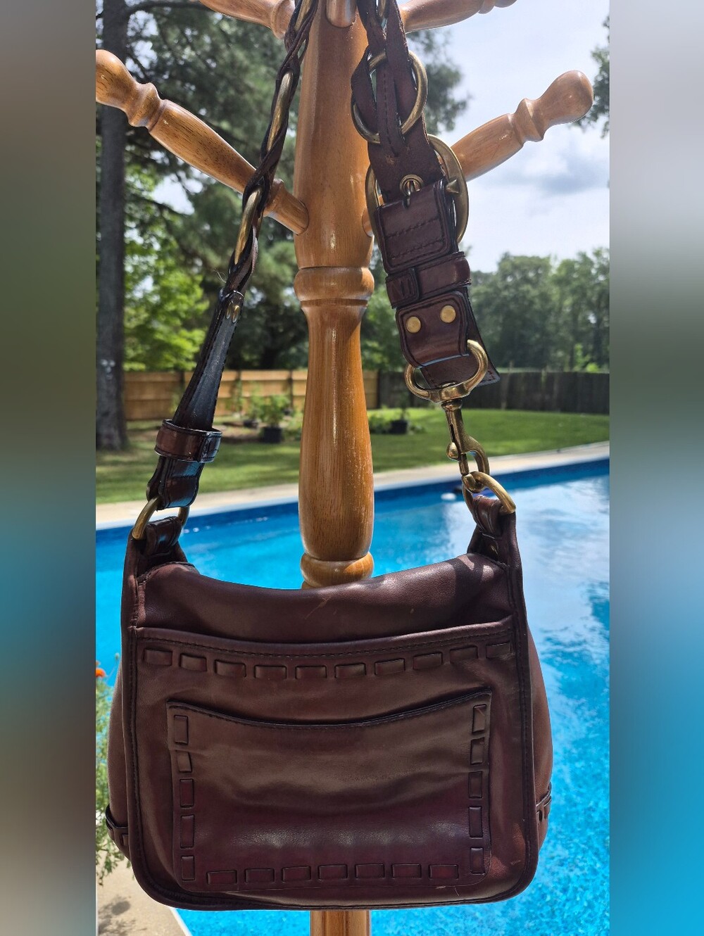 Vintage Coach Bleecker Legacy Tattersal Flap Shoulder Bag, Style 11419 - Picture 2 of 16